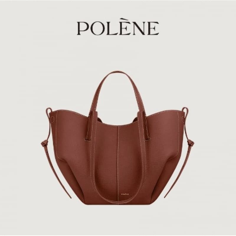 Sac cabas POLENE Wing Tote grande capacité pour femme, porté épaule ou à la main.