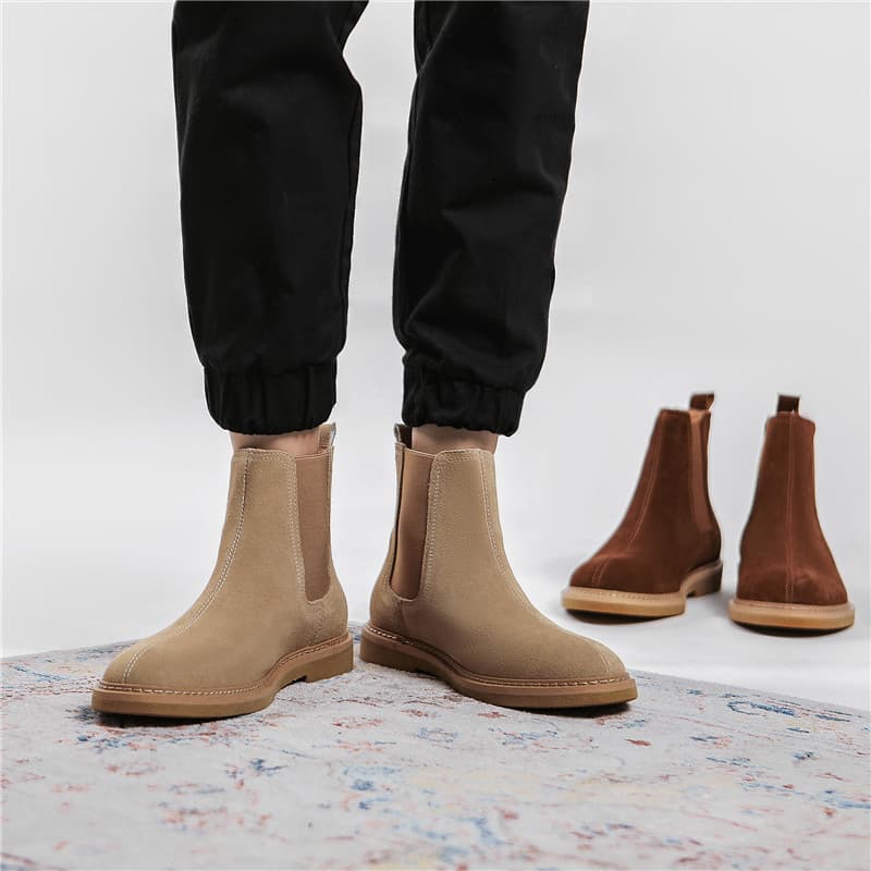 Men's winter boots suede fashion men's boots