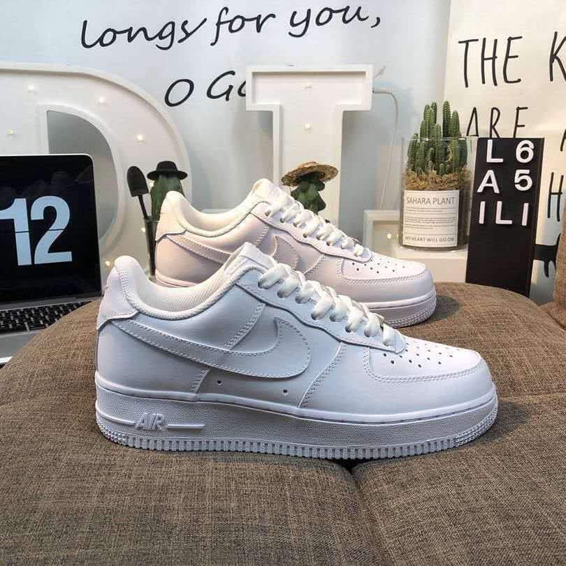 Chaussures montantes polyvalentes pour hommes n° 1, basses et pour étudiantes, chaussures de sport et décontractées, toutes blanches