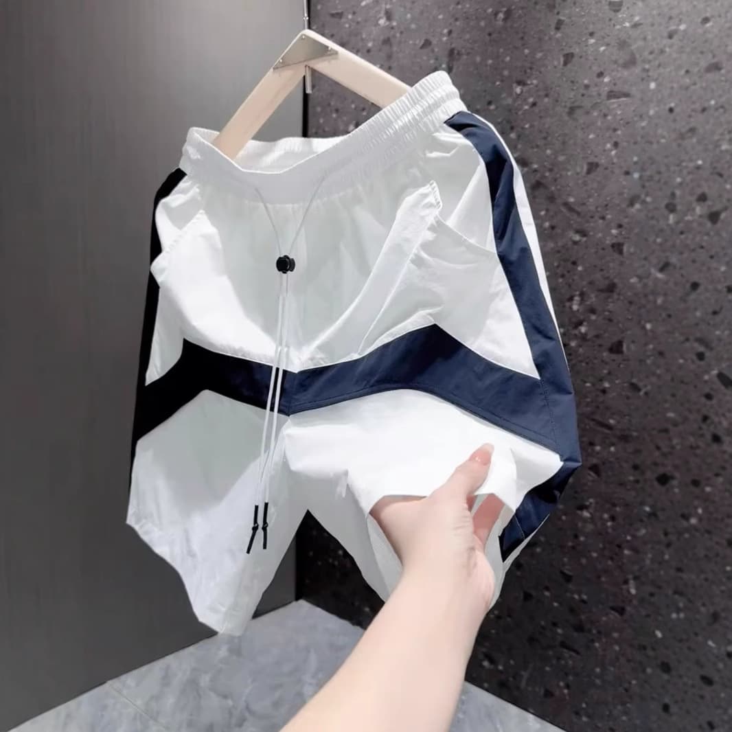 Men's Clothing New Men's Casual Shorts Loose Straight Sports Quick Drying Beach Pants Color Shorts