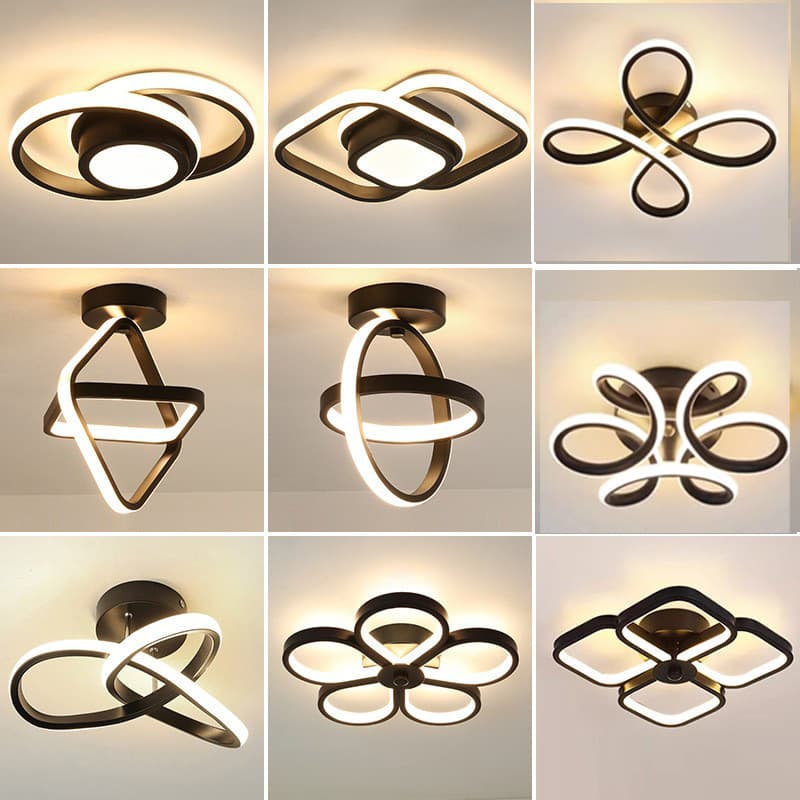 Nordic minimalist corridor ceiling bedroom replacement staircase balcony entrance light LED circle main