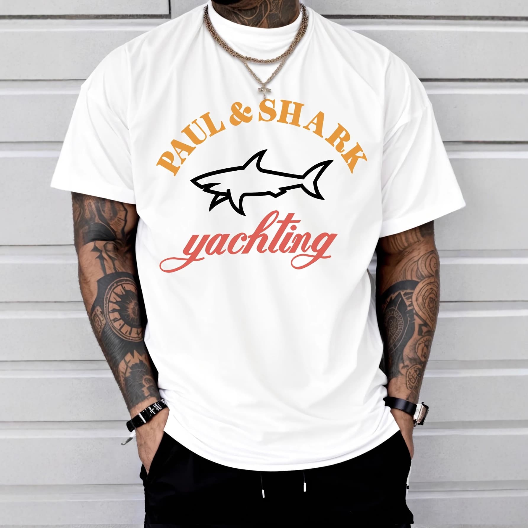 Summer Men's T-Shirt American Style Fashion Printed Round Neck Comfortable Casual Pure Cotton Short Sleeve For Young Men