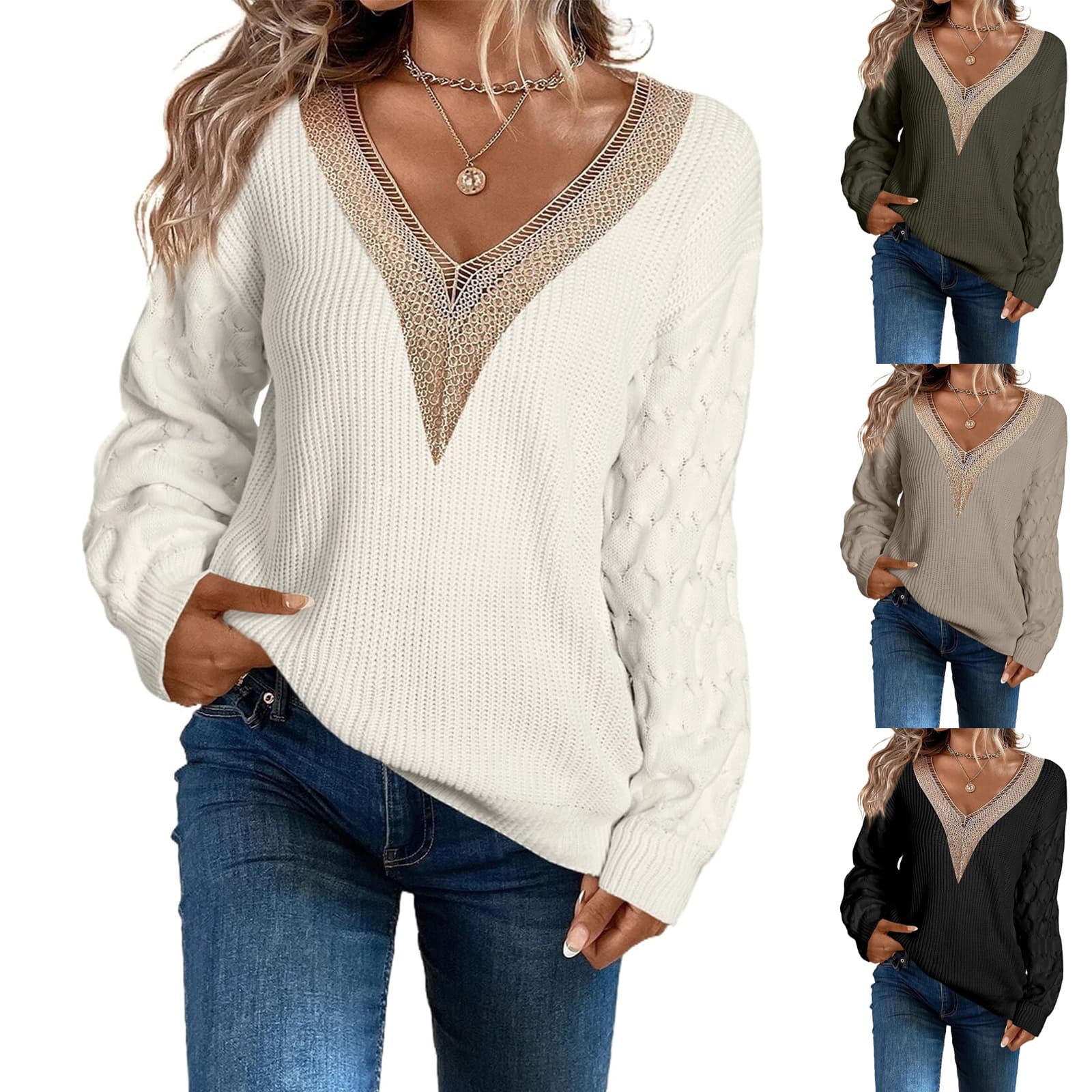 Women's Solid Color Casual Pullover