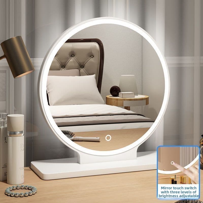 Smart Makeup Home Bedroom With Three-Level Adjustment For Student Dormitory Desktop Vanity Mirror