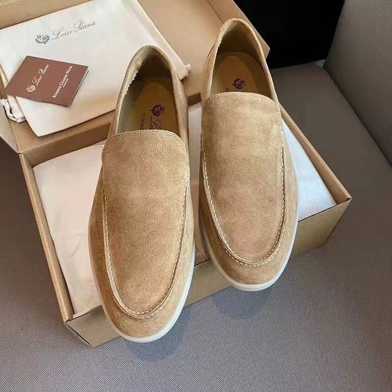 Chaussures plates décontractées pour hommes, mocassins confortables à enfiler pour l'été