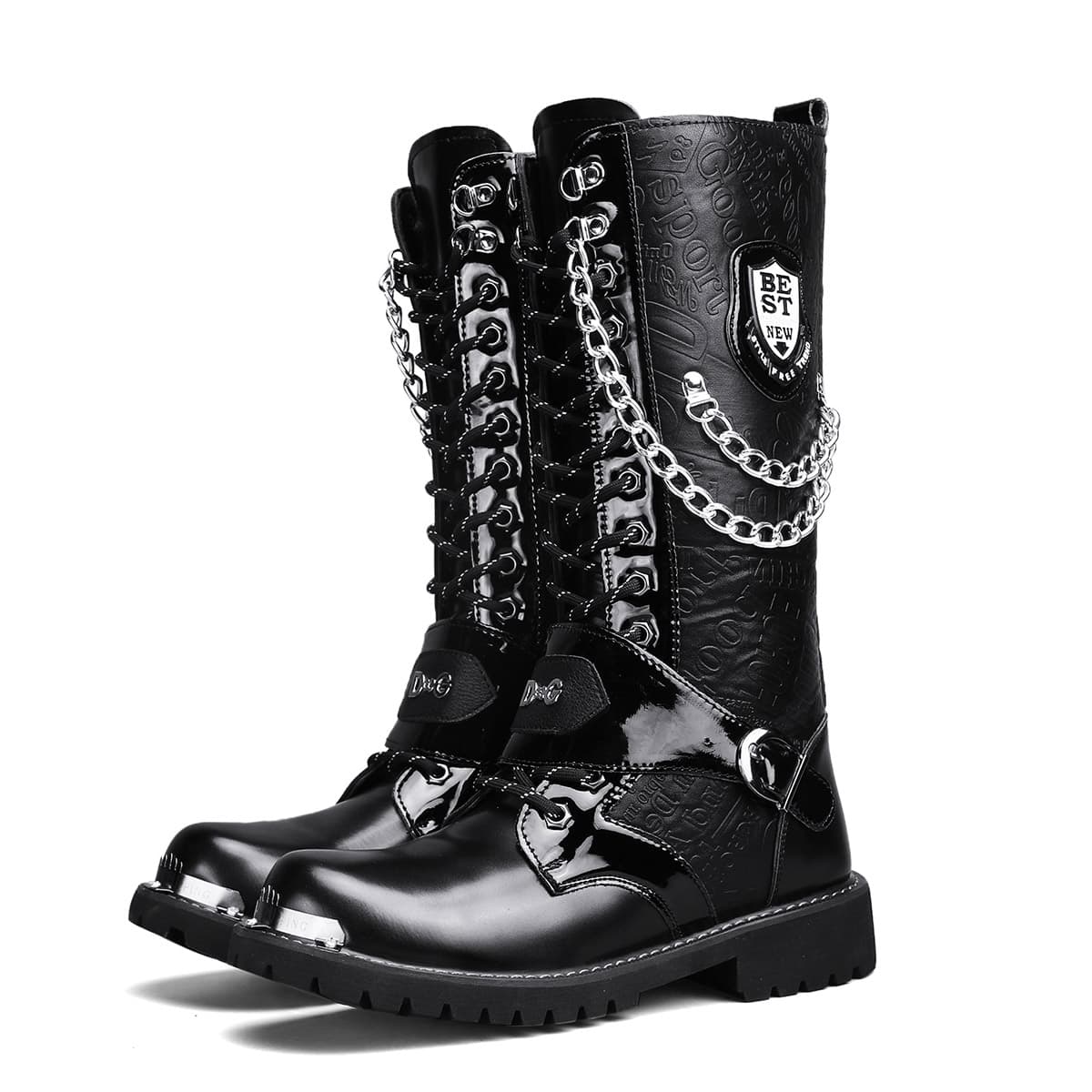 Large motorcycle boots, workwear, Martin boots