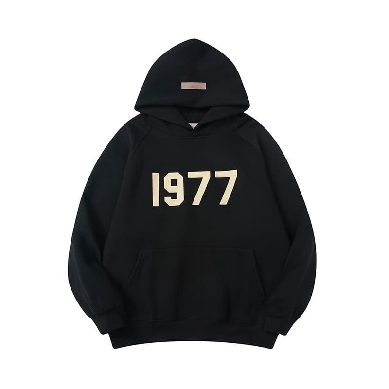 Pull à capuche ample et décontracté pour homme, marque de mode, Double Line 22SS 1977, flocage numérique