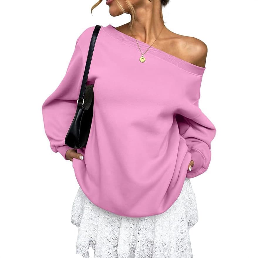 Oversized Slouchy Sweatshirt – Drop-Shoulder Unisex Pullover In Soft Pastels (S-XXL, 8 Colors)​