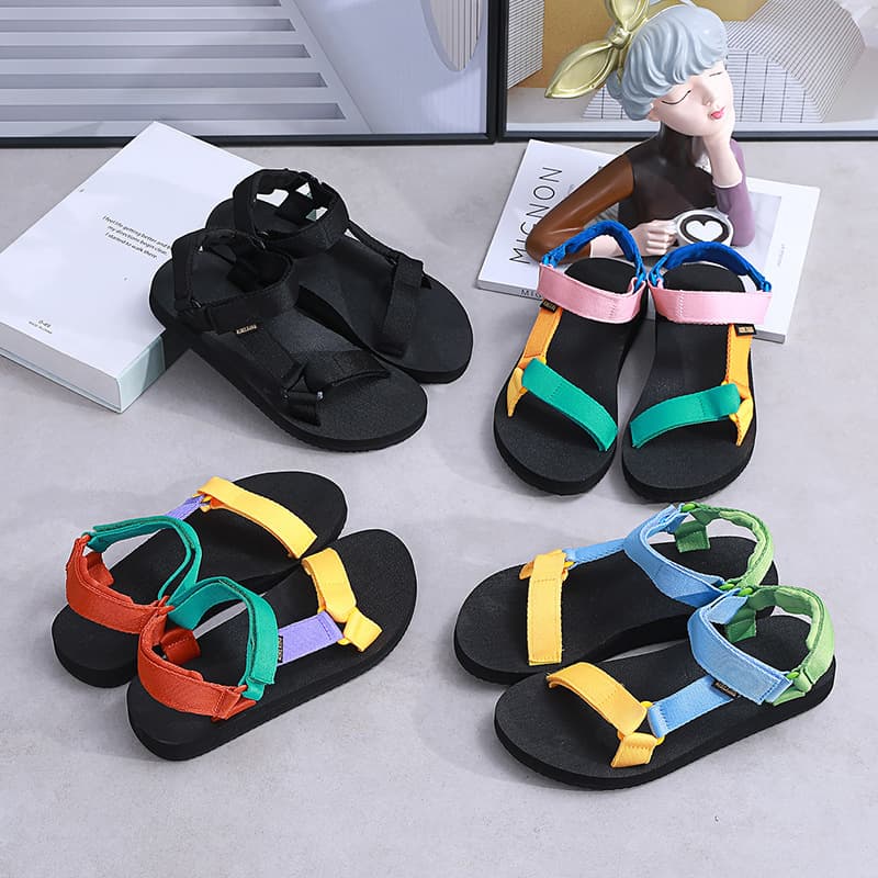 New Cross-border Women's Sandals, Original Summer Design, Versatile Flat-soled Casual Outdoor Couple's Sports And