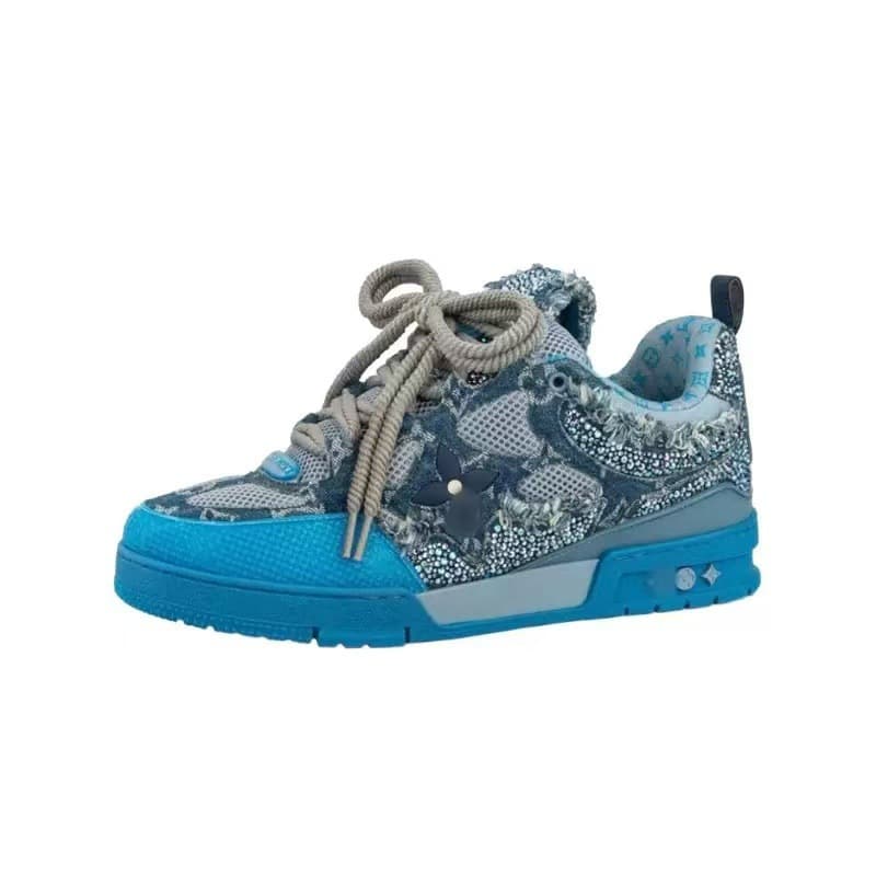 Commerce extérieur Gare européenne Nouvelles chaussures de skateboard de sport pour hommes incrustées de cristaux Confortables, polyvalentes et d