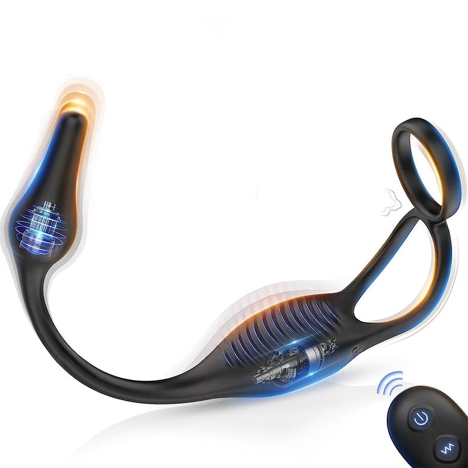 Xbonp Thrusting Anal Vibrator Prostate Massager Vibrating And Ring