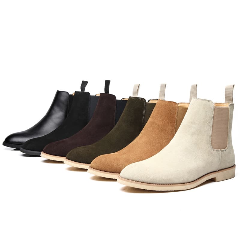 Fashion business pointy boots Men's boots Leather boots