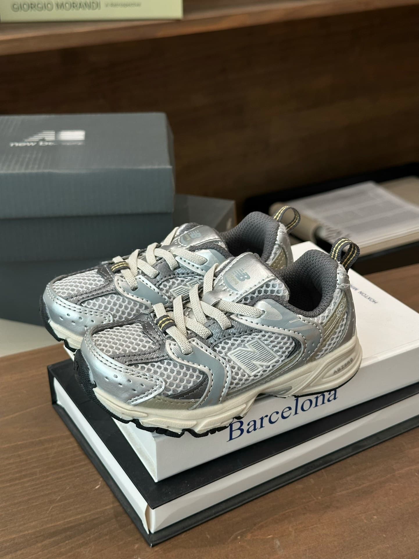 Baskets décontractées pour enfants Nw Balance 530, chaussures élégantes en maille respirante, baskets légères et antidérapantes pour garçons