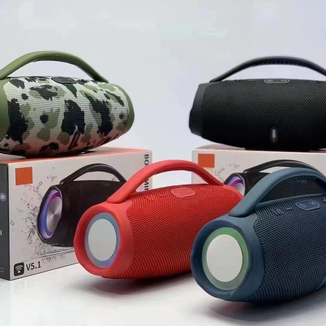 Factory Cross-Border BOX3 - MINI Bluetooth Home Use With Light Wireless Outdoor Portable Subwoofer Speaker