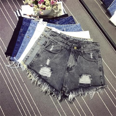 Women’s Clothing Plus Size Denim Shorts For Women In Summer, Fat Mm 200 Pounds, Loose And Slim, Wide Leg High Waist, Fat Girl, Ripped A Line Hot Pants