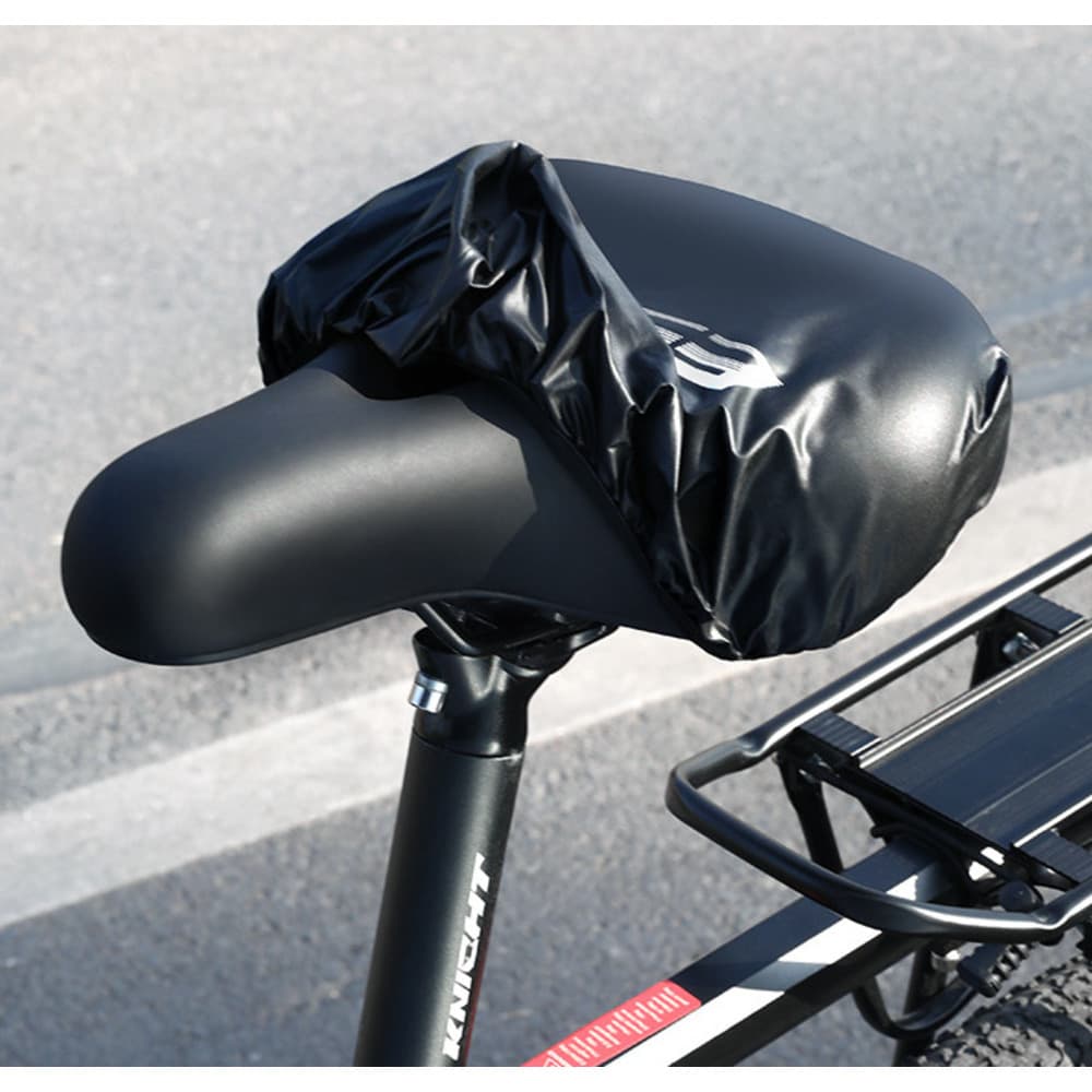 Bicycle rain road sun protection waterproof seat cushion cover, mountain bike saddle dust cover