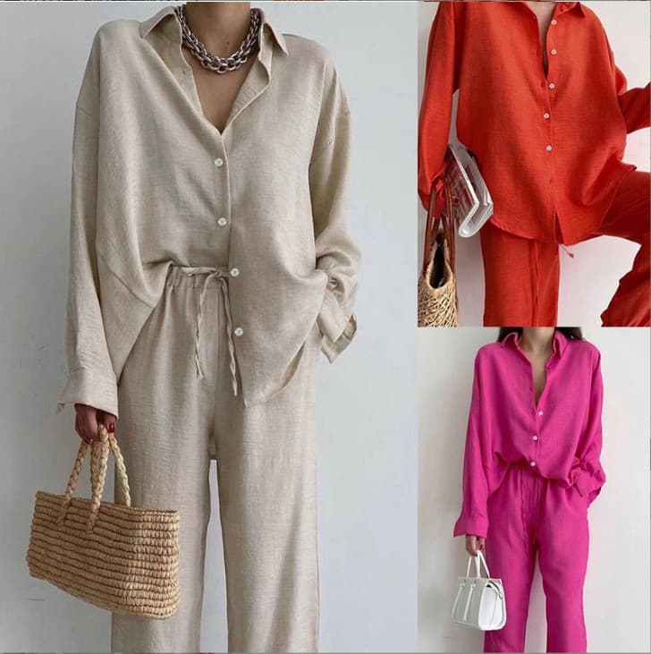 Women's Clothing Temperament Commuting Wrinkled Loose Shirt Fashion Casual Suit