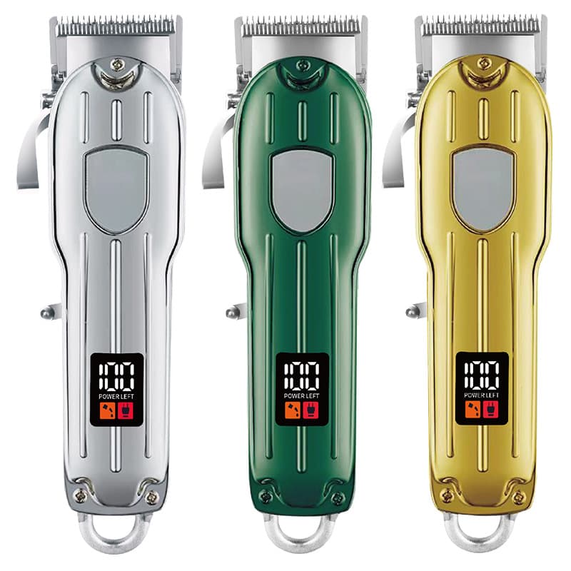 Professional Cordless Hair Clipper For Men With LCD Screen, Rechargeable Electric Hair Trimmer For Home & Salon Use, High Power Pet Grooming Clipper