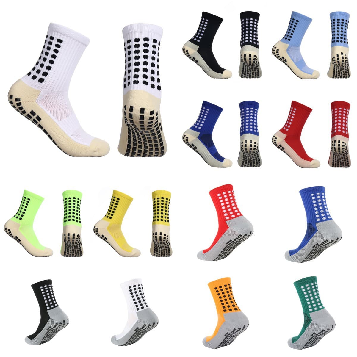 Women's Socks Professional Thickened Towel Bottom Sweat Absorbing And Deodorizing Anti Slip Sports Football Socks Yoga Socks