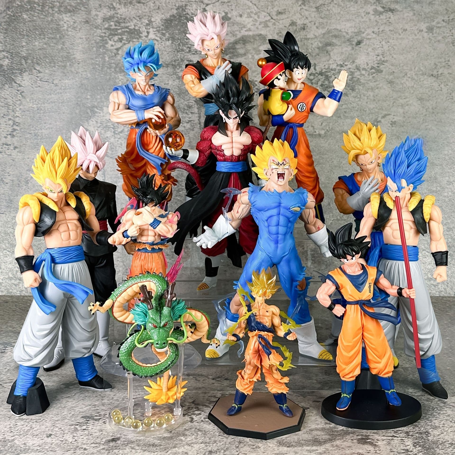 Dragon Ball Figures: Vegeta, Son Goku, Gogeta, Battle-Damaged Super Saiyan 4 Models, Anime Trendy Toys, Gifts For Boys
