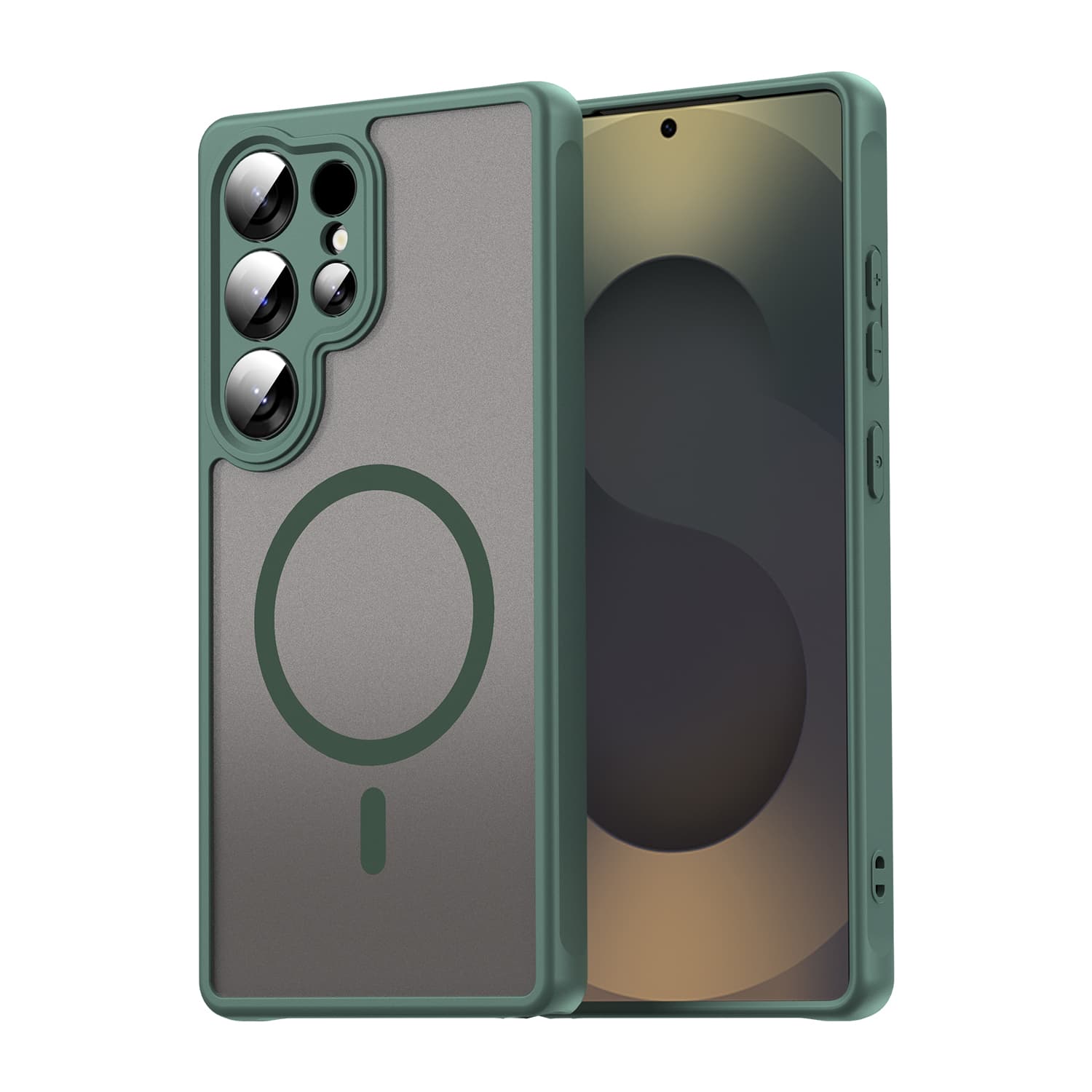 Magnetic Translucent Matte Phone Case For Samsung Galaxy S25 Edge S24 Plus + FE A56 A36 A26 A16 A55 A35 Xcover7