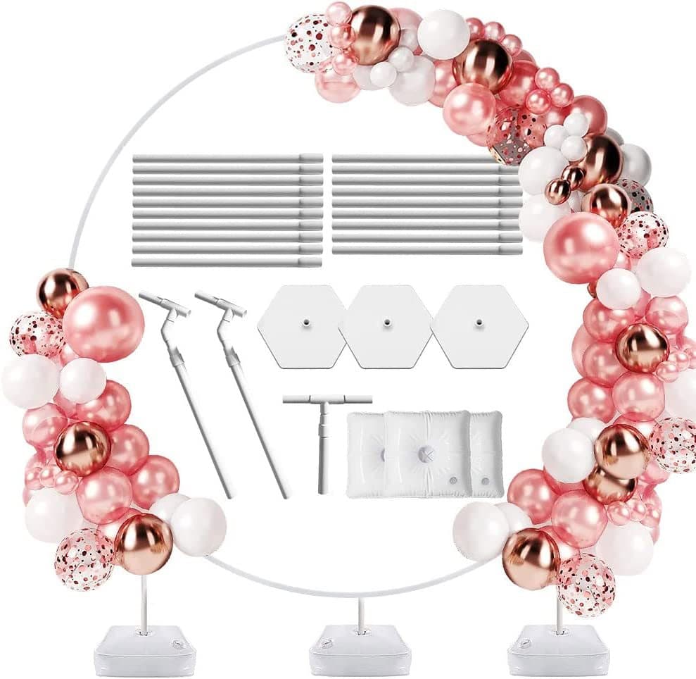 Home Garden Balloon Garland Arch Stand Set With Base Birthday Party Wedding Arch Background Layout Props