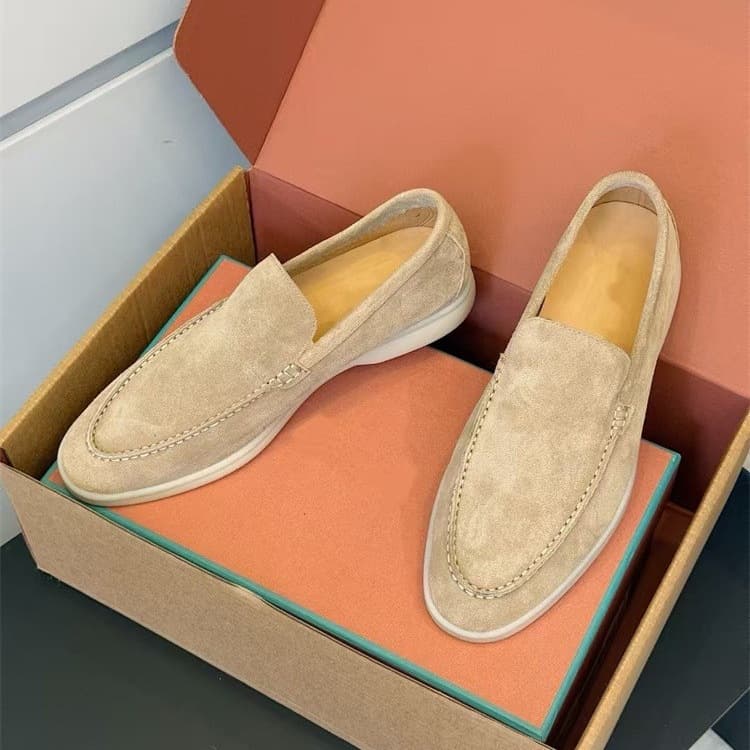Chaussures en stock chez Whaleup ! Mocassins LP originaux Y Foreign Trade, chaussures plates décontractées en daim pour hommes !