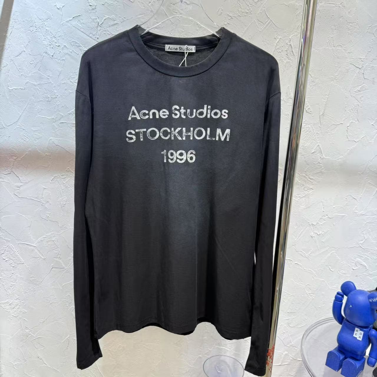 25SS 1996 Classic Dstruction Commmorativ Lazy Rlaxd Long Slv Sun Protction Lightwight Bas T-Shirt Couplel