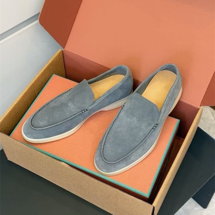 Chaussures en stock chez Whaleup ! Mocassins LP originaux Y Foreign Trade, chaussures plates décontractées en daim pour hommes !