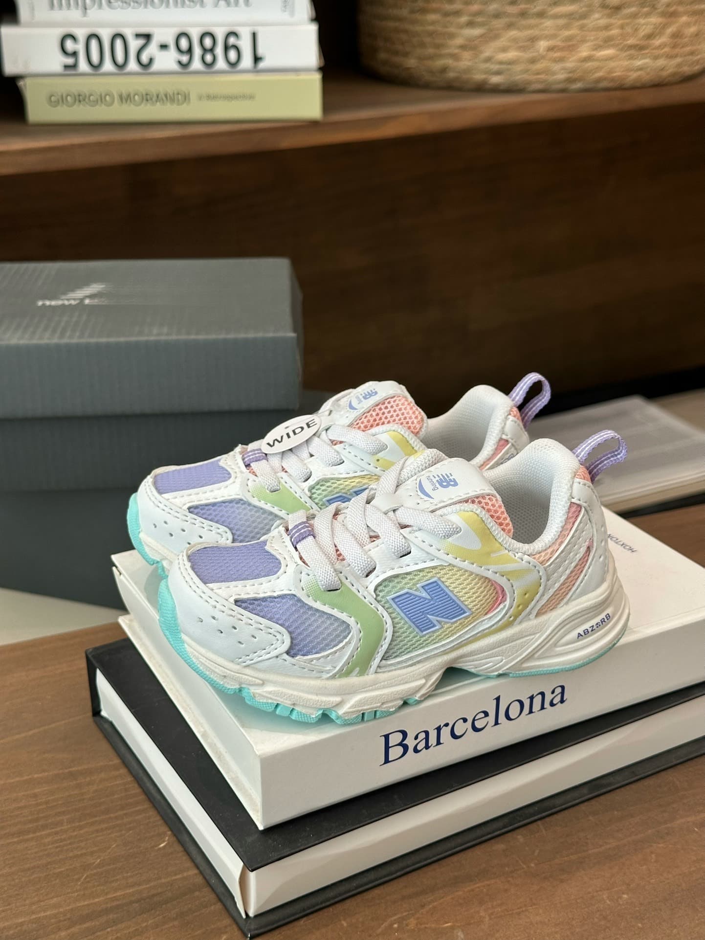 Baskets décontractées pour enfants Nw Balance 530, chaussures élégantes en maille respirante, baskets légères et antidérapantes pour garçons