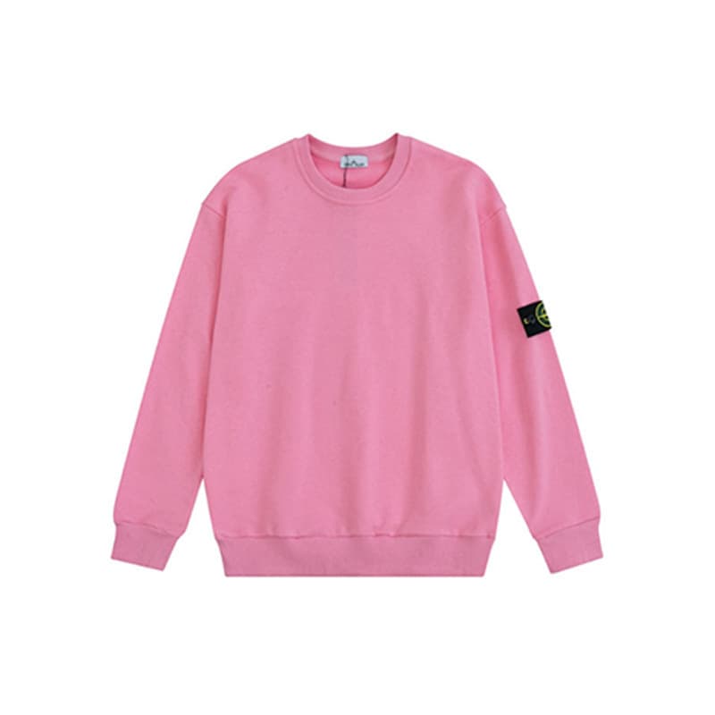Sweat-shirt pour homme, coupe ample, décontracté, épais, couleur unie, col rond