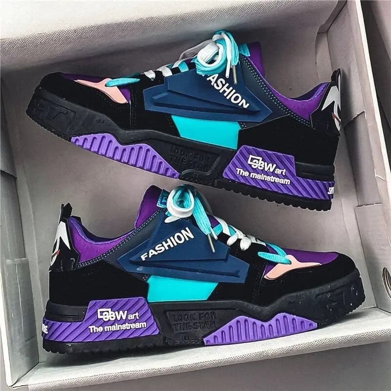Men Skateboarding Comfortable Platform Male Casual Sneakers Lace-up Fashion Walking Men's Shoes Zapatillas De Hombre
