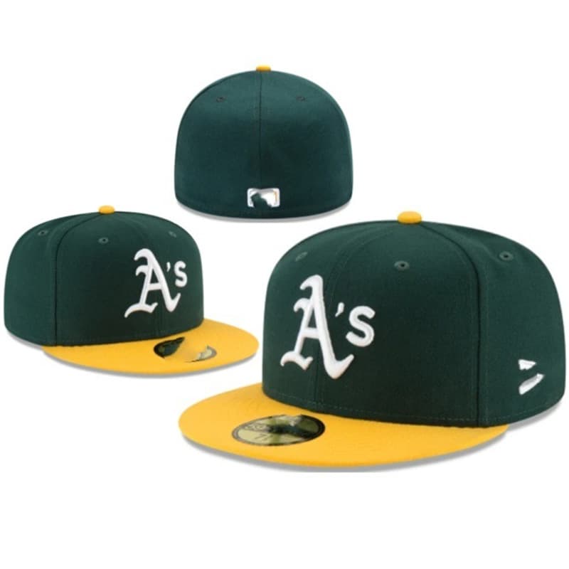 Casquette de baseball classique de couleur unie à couverture complète de l'équipe de la ligue professionnelle des Dodgers et des Yankees à visiè