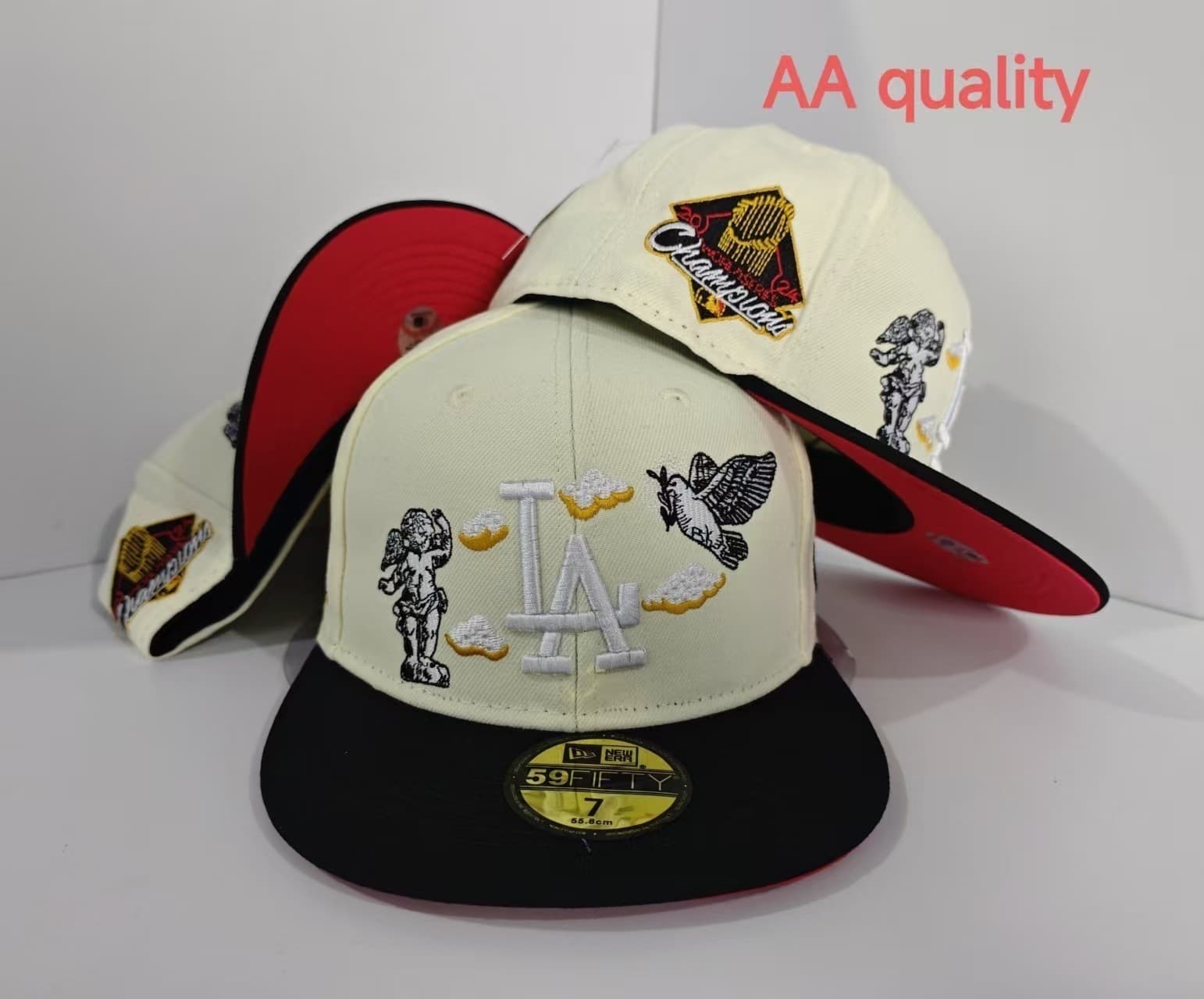 Casquette de baseball tendance 2025, modèle AA, taille unique, visière plate, idéale pour les équipes de commerce extérieur transfrontalier.