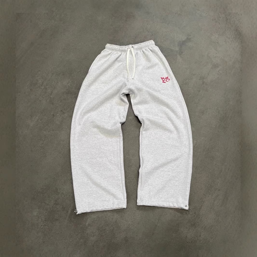 Men's Y2K Streetwear Cotton Casual Pants High Waist Straight Leg Loose Fit Hip Hop Trousers For Men