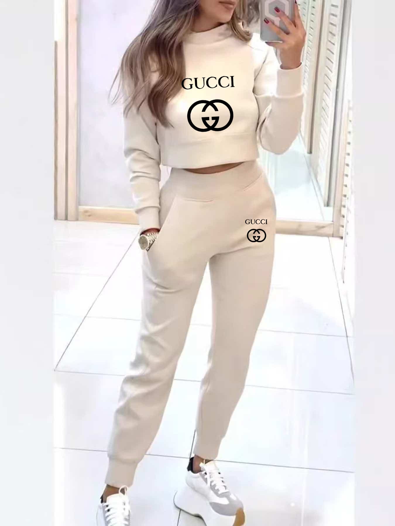 Ensemble pull-over imprimé sport tendance pour femme, best-seller printemps-automne