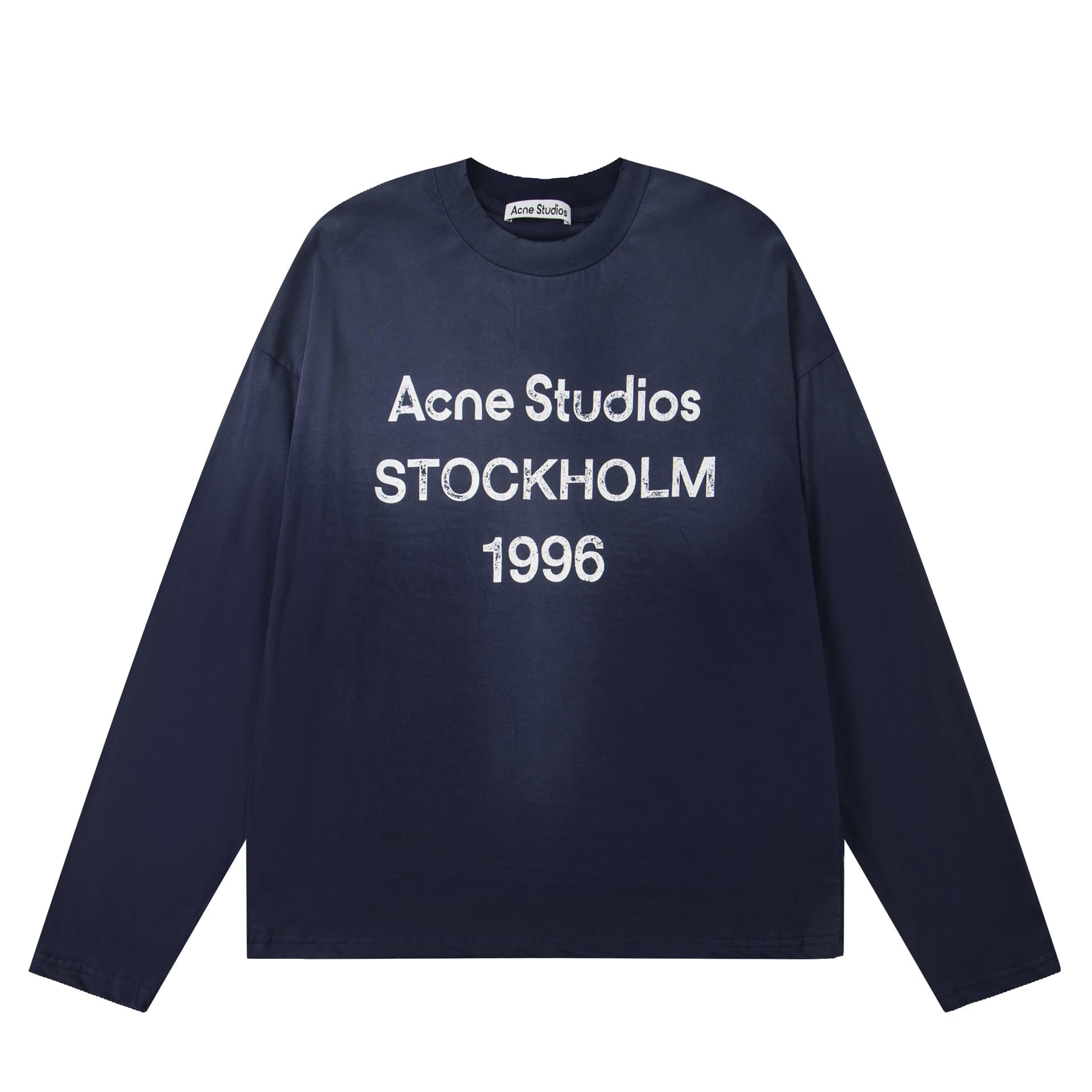 25SS 1996 Classic Dstruction Commmorativ Lazy Rlaxd Long Slv Sun Protction Lightwight Bas T-Shirt Couplel