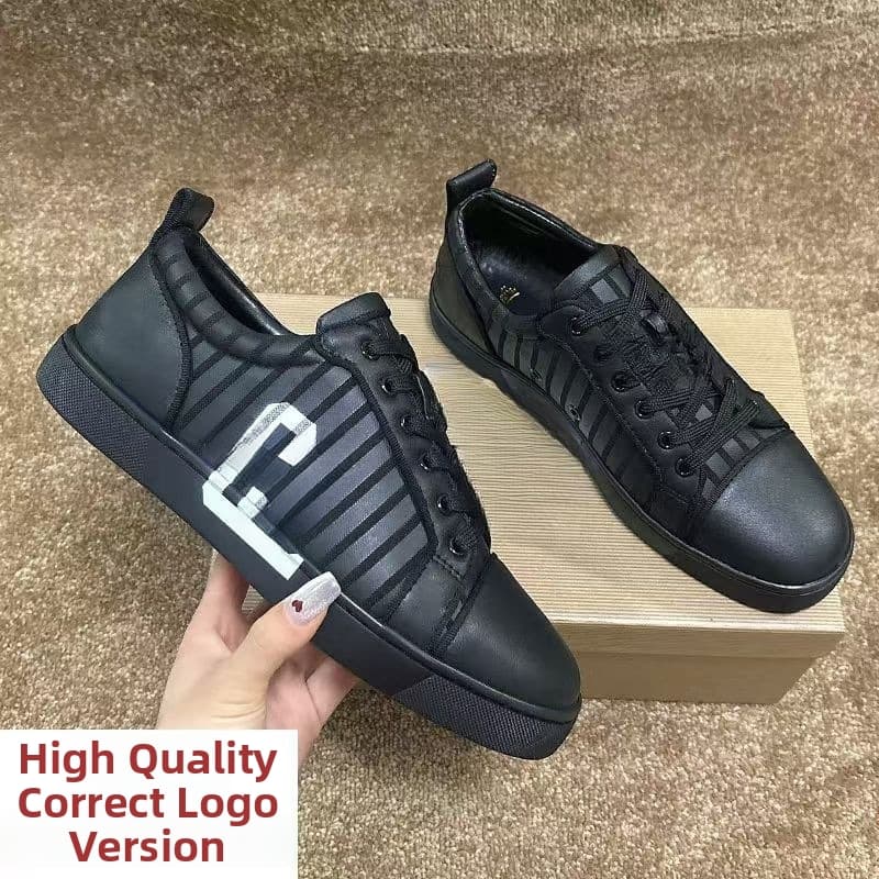 Chaussures pour hommes, ballerines brodées, semelle rouge, baskets tendance et décontractées à clous, blanches, en toile respirante, à lacets