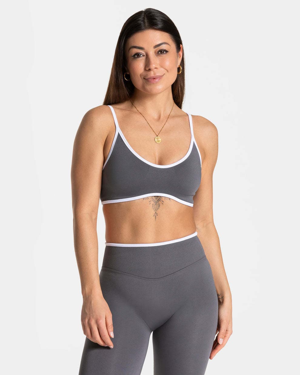 Ensemble débardeur et short de yoga ajusté sans coutures à blocs de couleur - Un article très populaire