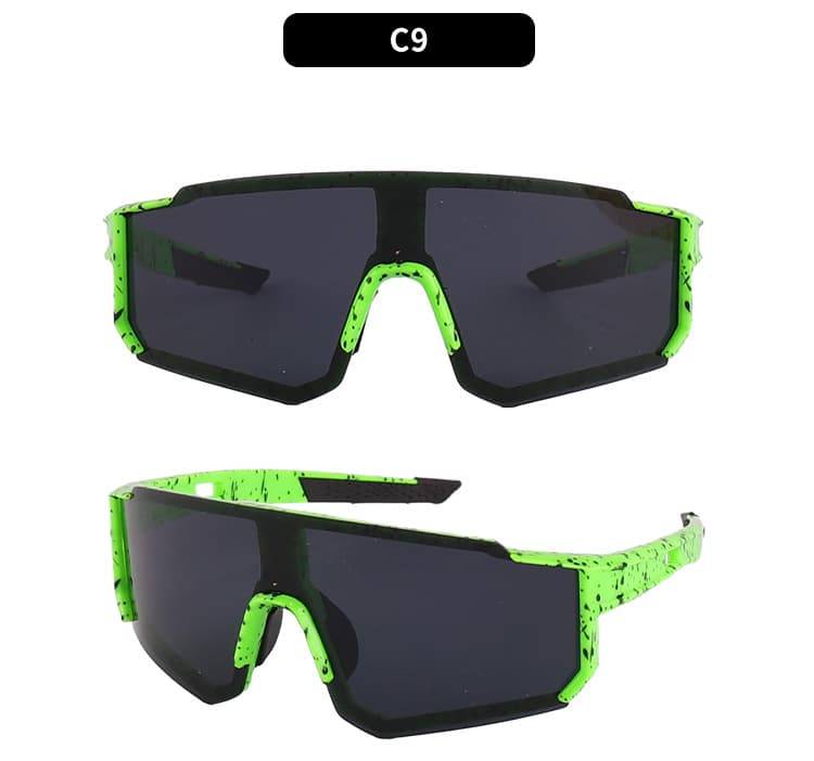 Lunettes de soleil colorées tendance pour l'alpinisme, le cyclisme, le ski et la conduite, anti-ultraviolets