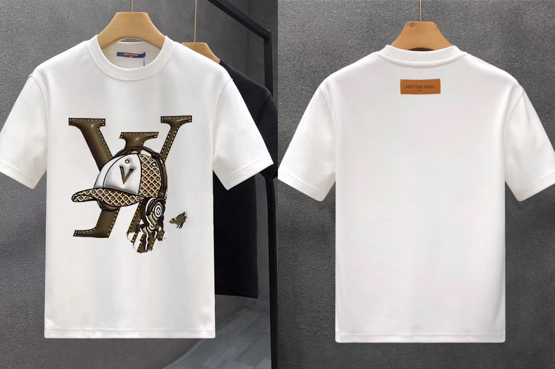 T-shirt unisexe à manches courtes, imprimé logo, style décontracté et ample, de haute qualité, collection été 2026.