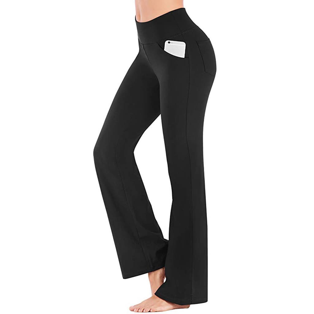 Women's Clothing Wear Slightly Flared Wide-leg High-waisted Casual Yoga Pants