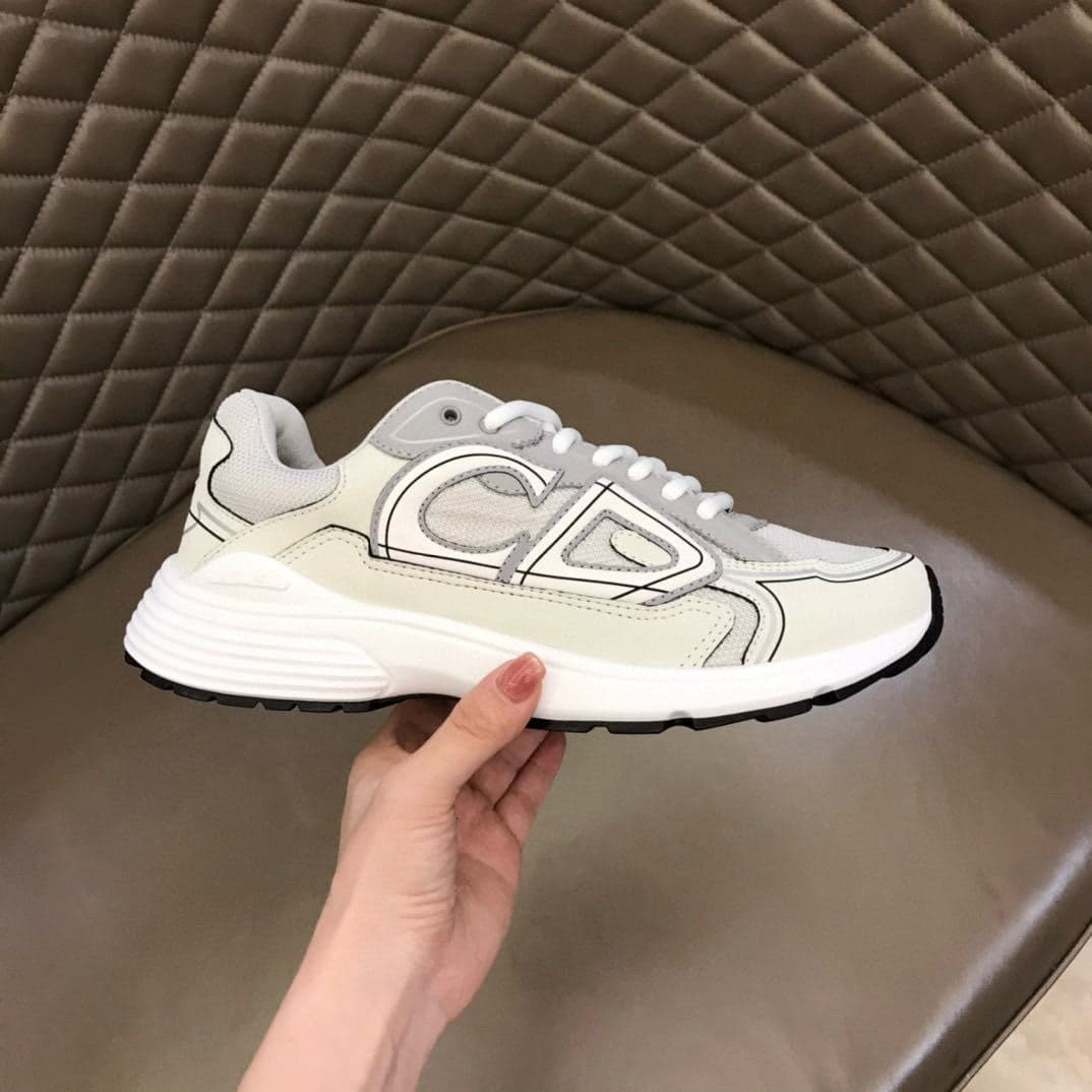 Chaussures de sport décontractées pour hommes, modèle New Letter CD B30, avec lacets et semelle adhésive, en cuir de vache