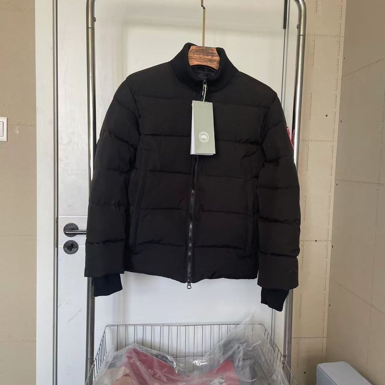 Canada Goose 2025 - Veste matelassée en coton pour homme et femme - Manteau à capuche épais et chaud avec col en fourrure