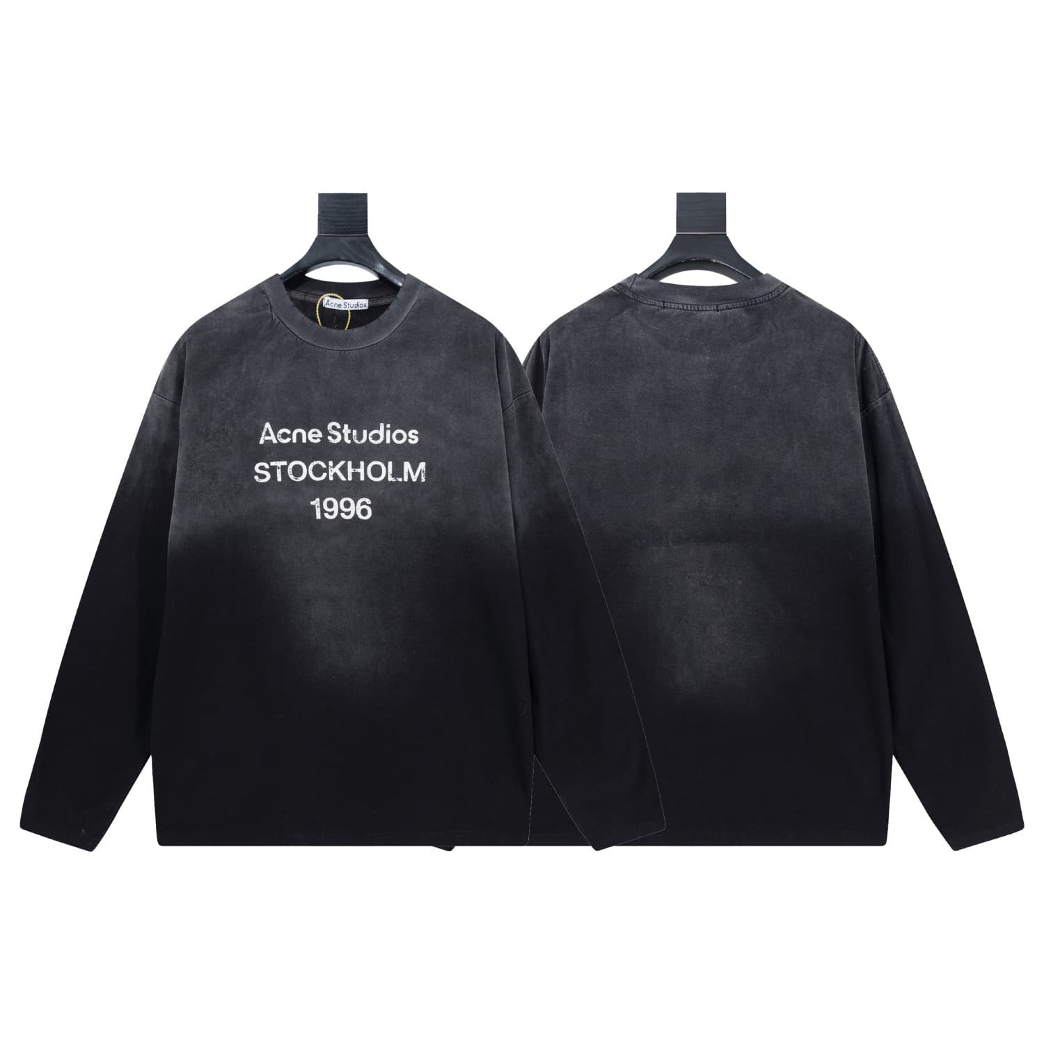 25SS 1996 Classic Dstruction Commmorativ Lazy Rlaxd Long Slv Sun Protction Lightwight Bas T-Shirt Couplel