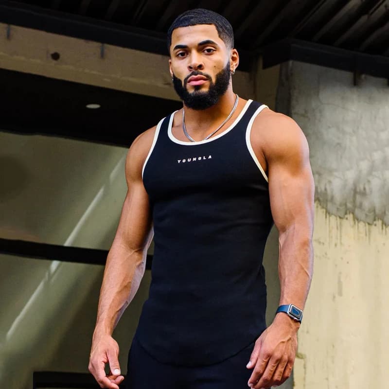 Men's Clothing Fitness Vest Outdoor Running Leisure Sports Sleeveless Vest