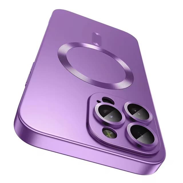Coque de protection mate antidérapante pour iPhone 16, 15, 13, 12, 11, 14 Pro Max Plus, avec chargeur sans fil magnétique