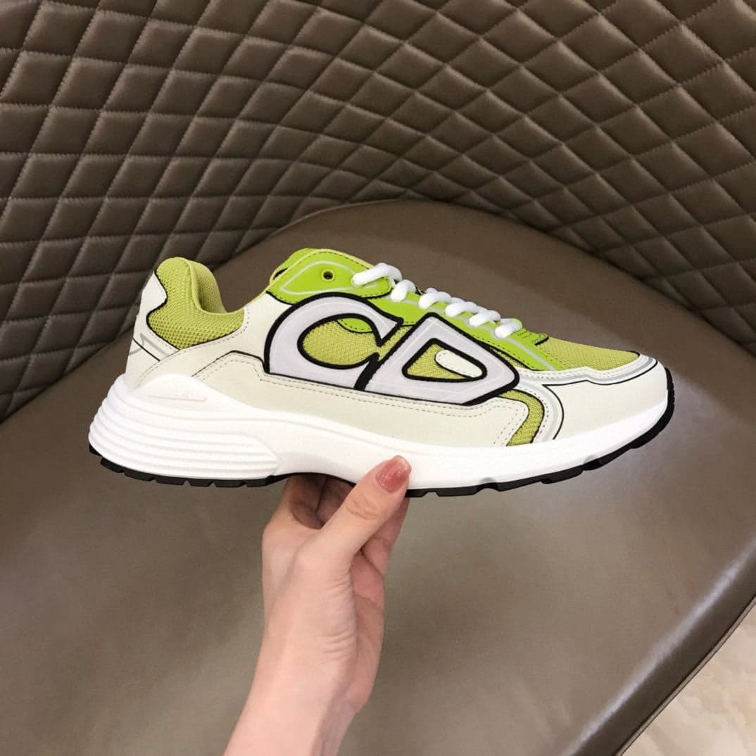 Chaussures de sport décontractées pour hommes, modèle New Letter CD B30, avec lacets et semelle adhésive, en cuir de vache