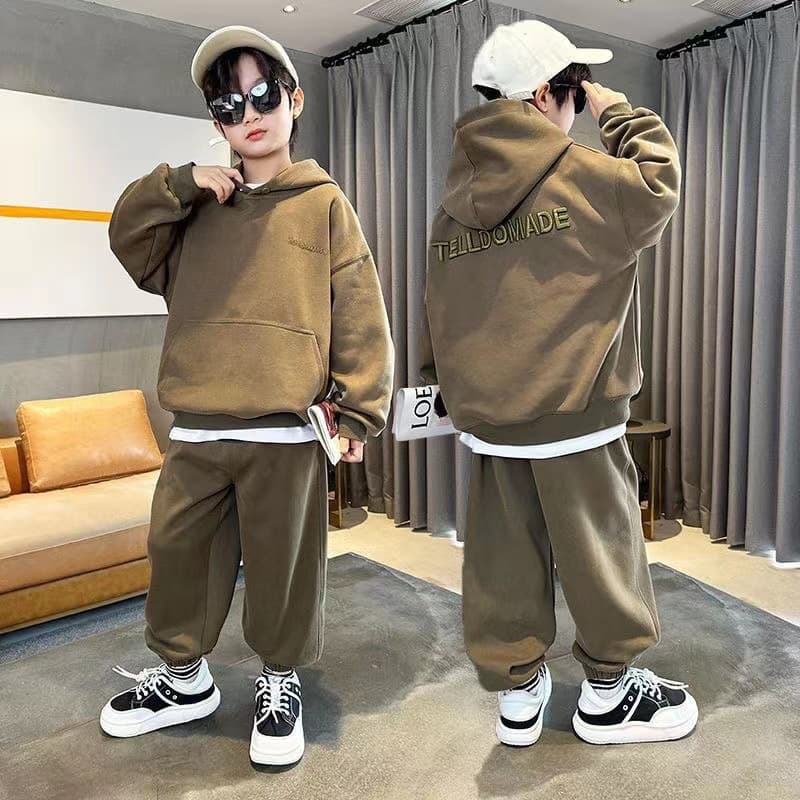 Kid's Clothing Boy Spring Suit Fashionable 2025 New Spring And Autumn Style Medium And Large Children Spring Handsome Fashionable Boy Trend