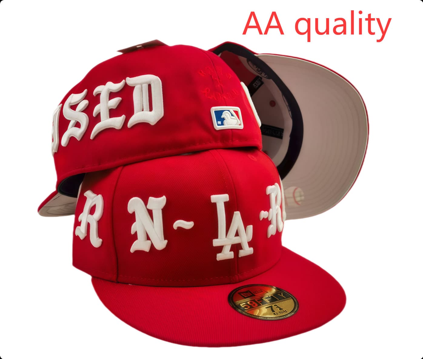Casquette de baseball tendance 2025, modèle AA, taille unique, visière plate, idéale pour les équipes de commerce extérieur transfrontalier.